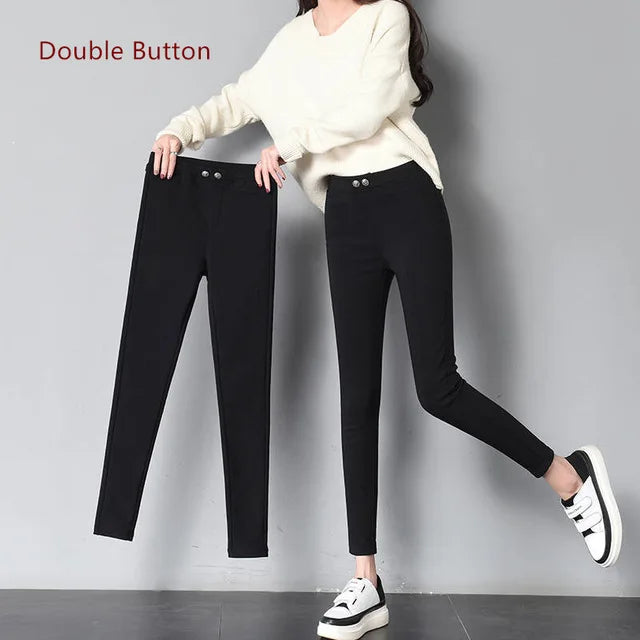 New Arrivals Fashion High Stretchy Women Pencil Jeans