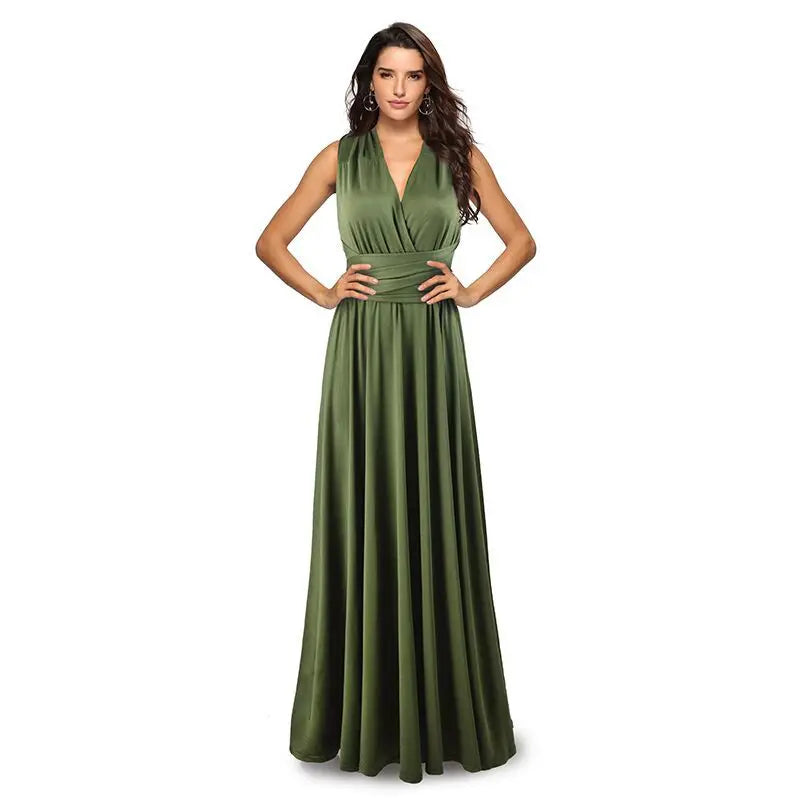 Sexy Women Multiway Wrap Convertible Boho Maxi Dress