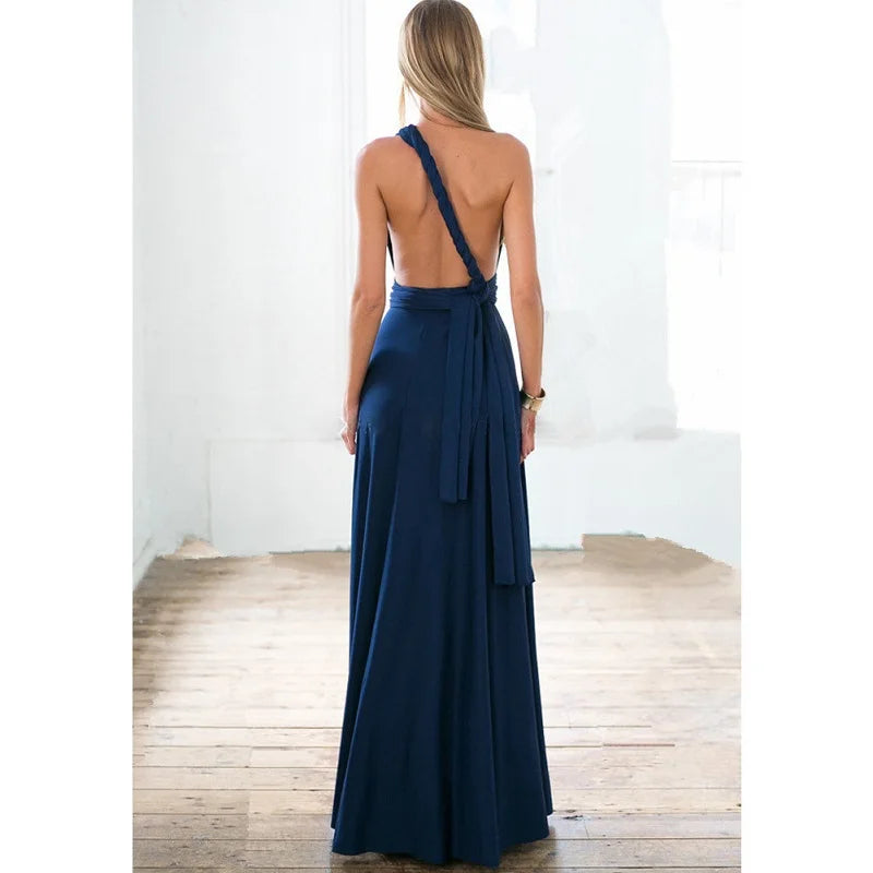 Sexy Women Multiway Wrap Convertible Boho Maxi Dress