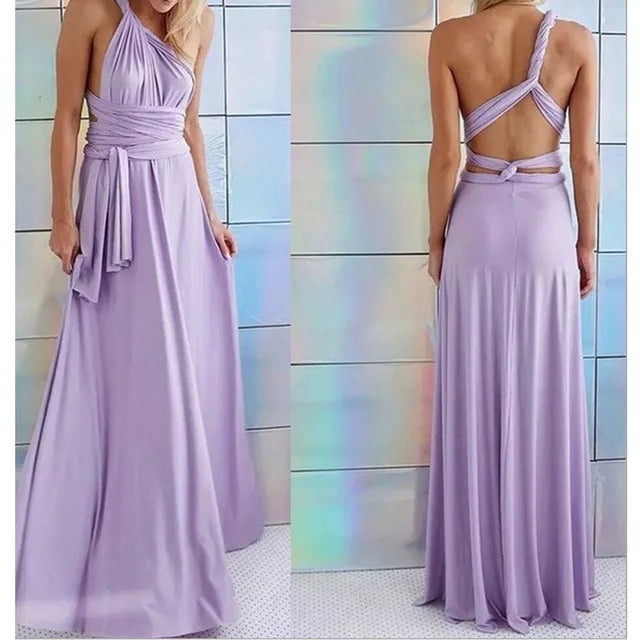 Sexy Women Multiway Wrap Convertible Boho Maxi Dress