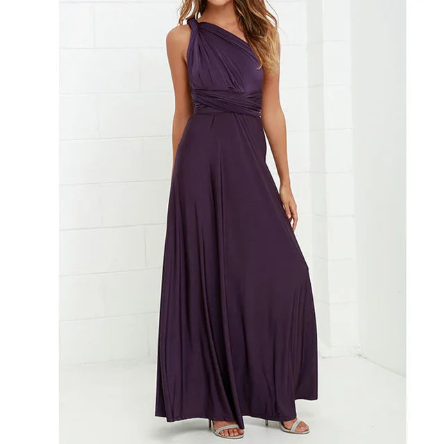 Sexy Women Multiway Wrap Convertible Boho Maxi Dress