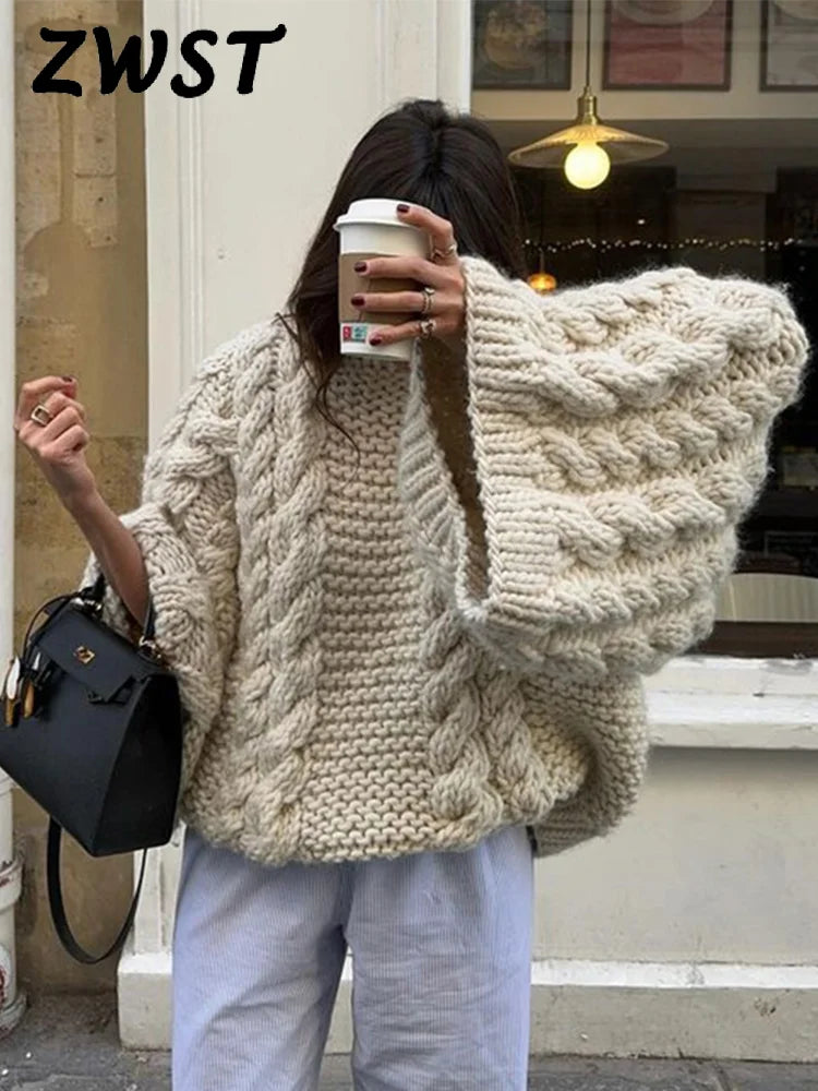 Fashion Knitted Women Sweater