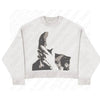 Grunge Goth Men Y2K Acrylic Knitted Sweater