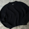 Grunge Goth Men Y2K Acrylic Knitted Sweater