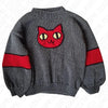 Grunge Goth Men Y2K Acrylic Knitted Sweater