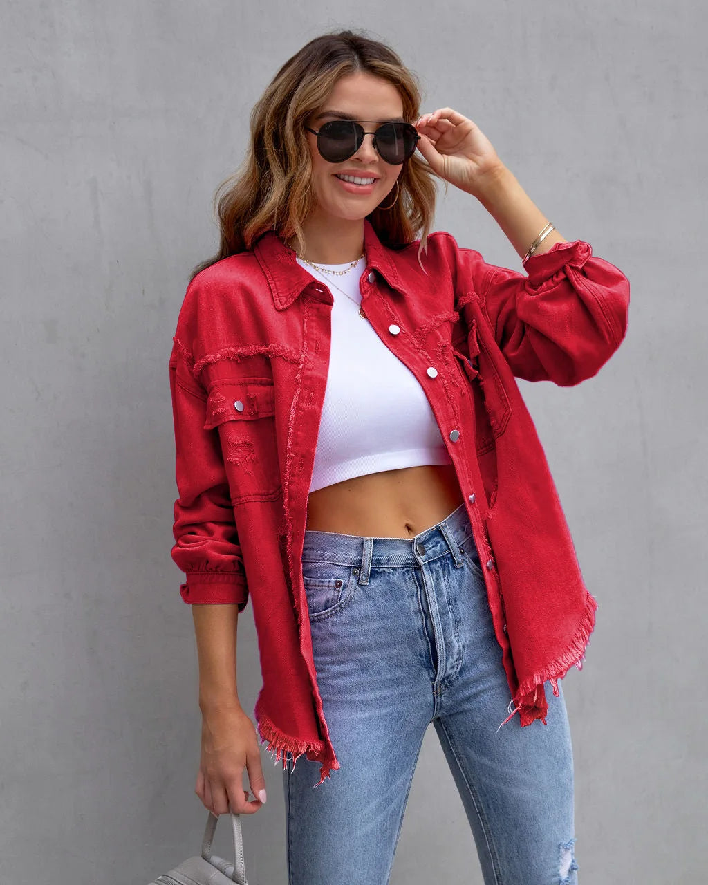 Autumn Winter Women's New Denim Jacket