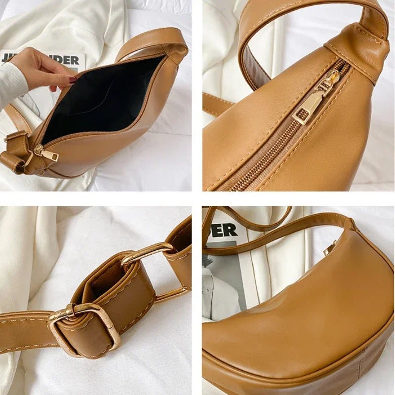 2024 New Fashion Women's Hobo Sac Leather Shoulder Bag