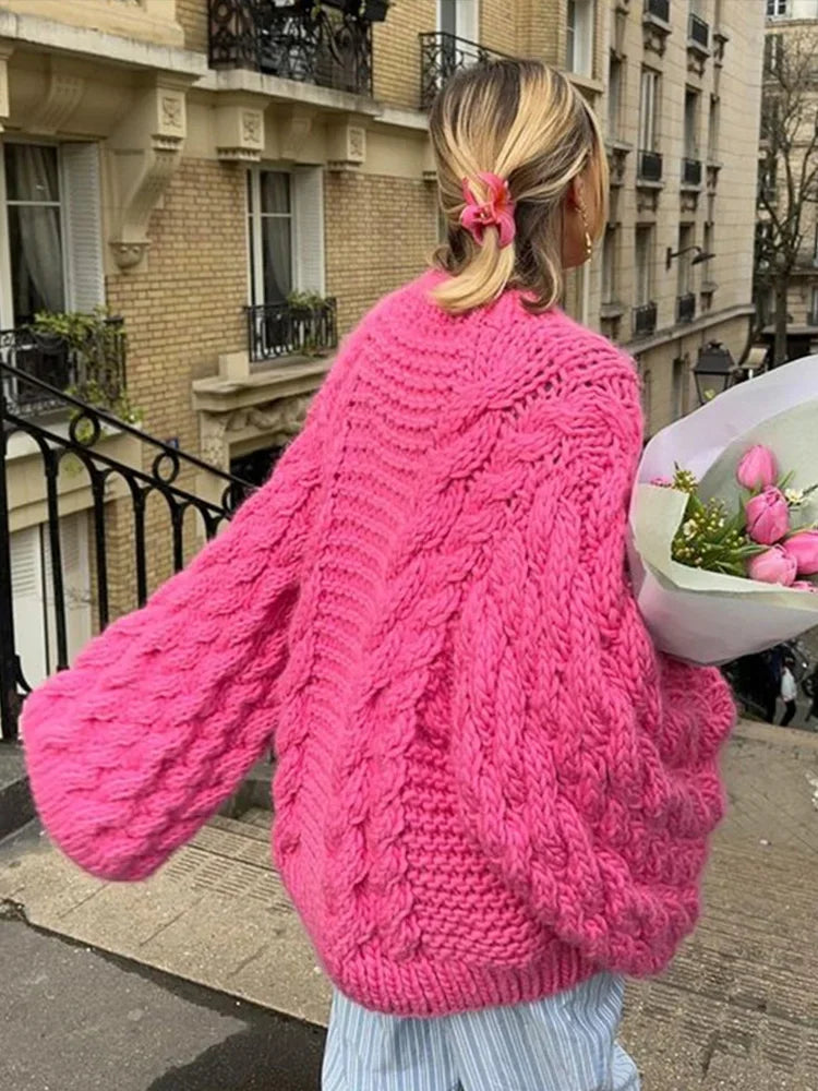 Loose Knitted Women's Sweater